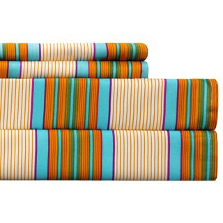 Expressions Spring Stripe Multicolored Sheet Set