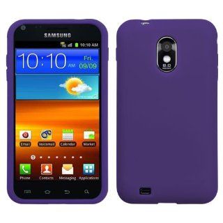 Frost Silicone Skin Case Protector Cover (Purple) for Samsung Epic Touch 4G SPH D710 Sprint Galaxy S2 US Cellular SCH R760 Cell Phones & Accessories