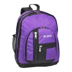 Everest Double Compartment Backpack Dark Purple