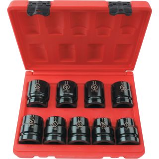 Chicago Pneumatic Impact Sockets — 1in. Drive, 8-Pc. Metric Set, Model# SS818  1in. Drive Metric Sets