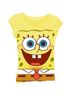 Girls Spongebob Happy Face Tee by Freeze