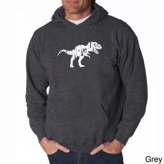 Los Angeles Pop Art Mens Tyrannosaurus Rex Text Sweatshirt