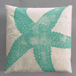 Dermond Peterson Starfish Pillow STARC35000 / STARI35000 Color Turquoise / N