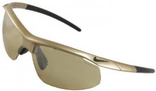 Nike Siege 2.E Sunglasses, EV0365 766, Gold Dust Frame / Nike Max Hi Vis Tint + Grey Lenses Clothing