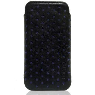 Knomo Blue Perforated Leather iPhone 4 Slim Case      Electronics