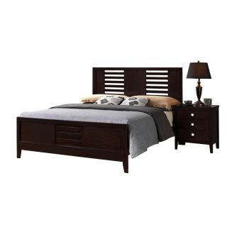 Global Furniture Usa Antique Black Lily Queen Bed Black Size Queen