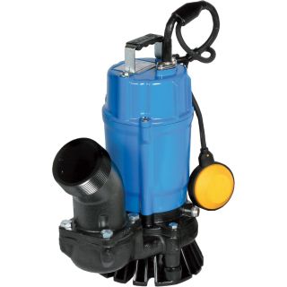 Tsurumi Automatic Sand/Trash Pump — 3in. Ports, 3600 GPH, 1 HP Motor, Model# HSZ3.75S (220 volt)  Submersible Utility Pumps