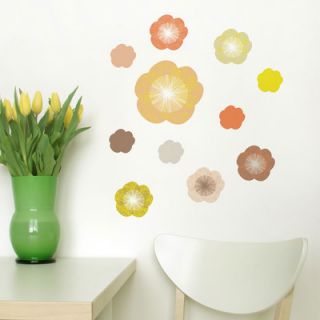 ADZif Spot Little Garden Solstice Flowers Wall Decal S3341A Color Pink Tea