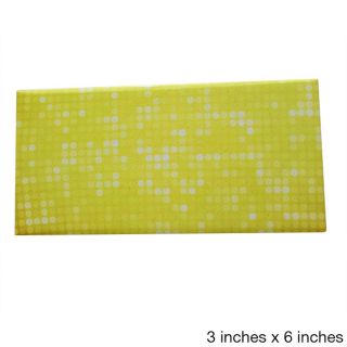 Multiple Yellow Dots Pattern Ceramic Wall Tiles (pack Of 20) (samples Available)