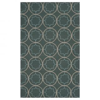 Hand hooked Dolly Contemporary Geometric Indoor/ Outdoor Area Rug (8 X 10)