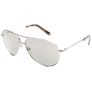 Cole Haan Unisex Co 736 50 Silver Metal Aviator Sunglasses