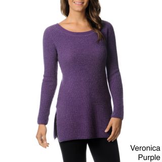 Republic Clothing Ply Cashmere Womens Long Sleeve Crew Neck Tunic Purple Size L (12  14)