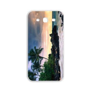 Design Samsung Galaxy S3/SIII Beach Series hawaii secret beache wide Beach Black Case of Fashion Cellphone Skin For Women Cell Phones & Accessories