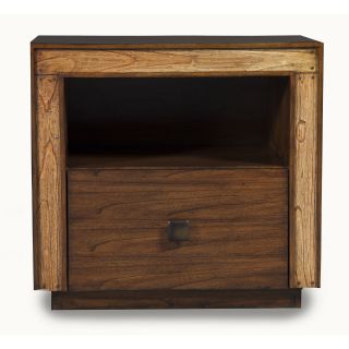 Alpine Furniture American Lifestyle Jimbaran Bay Nightstand Brown Size 1 drawer