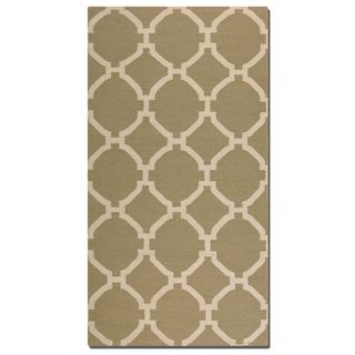 Bermuda Khaki Wool Rug (5 X 8)