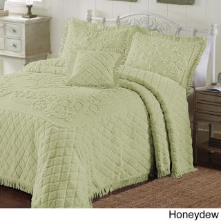Lamont Home Josephine 3 piece Bedspread Set Green Size Twin