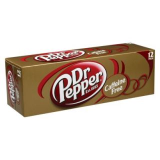 Dr. Pepper Caffeine Free Soda 12 oz, 12 pk
