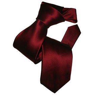 Dmitry Mens Burgundy Italian Silk Tie