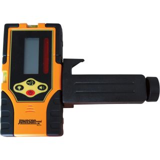 Johnson Level & Tool Two-Sided Laser Detector with Clamp for Rotating Lasers, Model# 40-6715  Laser Levels
