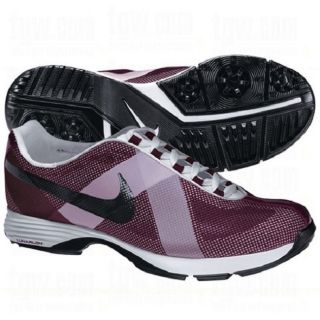 Nike Nike Womens Lunar Summer Lite Bordeaux/ White/ Black Golf Shoes Black Size 7