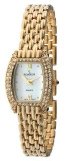 Peugeot Women's 769G Gold Tone Swarovski Crystal Accented Bracelet Watch Watches