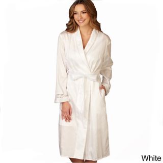 Julianna Rae Julianna Rae Womens Showers Cotton Robe White Size S (4  6)