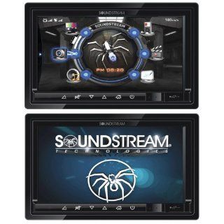 Soundstream SNX771 2 DIN 7 Inch Touch Navigation  Vehicle Dvd Players 