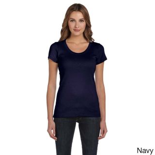 Bella Bella Womens Scoop Neck T shirt Navy Size XXL (18)