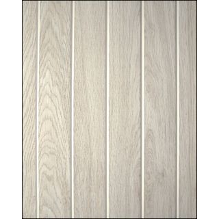 FashionWall 0.15 in x 3 ft 11.76 in x 7 ft 11.76 in Light Gray/Low Gloss Hardboard Wall Panel