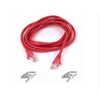 Belkin A3L791 15 RED S 15 Feet CAT 5E RJ45 Patch Cable (Red) Electronics
