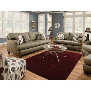 Furniture Of America Dandelien Transitional 2 piece Fabric Sofa And Loveseat Set