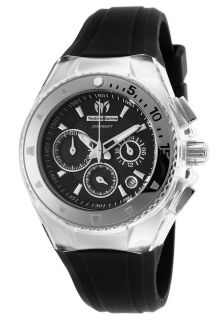 Technomarine 111002  Watches,Womens Cruise Chronograph Black Silicone Black Dial, Fashion Technomarine Quartz Watches
