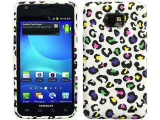 Colorful Leopard Silicon Soft Gel for Samsung Galaxy S II 2 Two Attain SGH i777 i9100 AT&T Cell Phones & Accessories