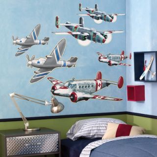 Wallies Airplanes Wallpaper Mural 15201