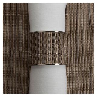 Chilewich Bamboo Stainless Napkin Ring 100323 Color Dune