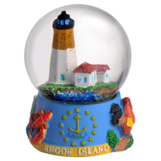 Rhode Island Lighthouse 65mm Snow Globe