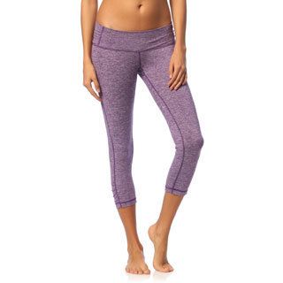 Yong Ching Limited Balini Womens Stardust Purple Yoga Capri Pants Purple Size XXS (0  1)