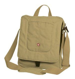 Wenger Heritage Collection Bahn Pass Shoulder Bag/Field Bag (Tan)  Hiking Daypacks  Sports & Outdoors