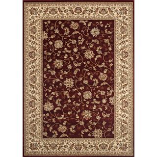 Woven Wilton Traditional Persian Red Area Rug (4 X 5.3)
