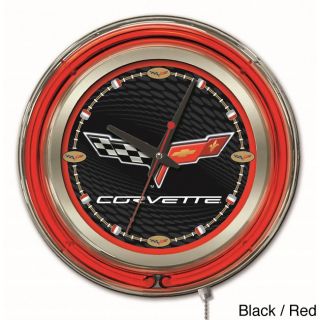 Holland Bar Stool Company Neon Corvette Clock