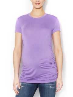 Ruched Short Sleeve Tee by Zula Maternity