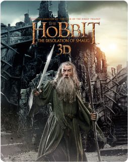 The Hobbit The Desolation of Smaug 3D   Steelbook Edition (Includes UltraViolet Copy)      Blu ray