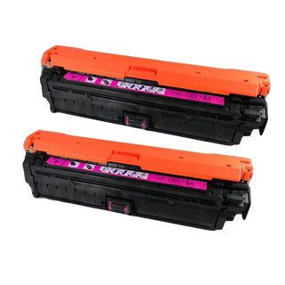 Hp Ce273a (hp 650a) Compatible Magenta Toner Cartridge (pack Of 2)