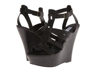 Steve Madden Winslet Womens Wedge Shoes (Black)