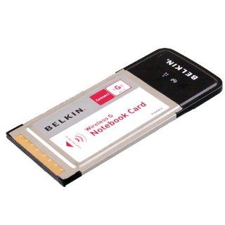BELKIN Wireless G 802.11g Notebook PCMCIA Card F5D7010 Computers & Accessories