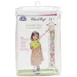 Ready To Stitch Baby Collection Vinyl Growth Chart 8 X52   White 13 Count