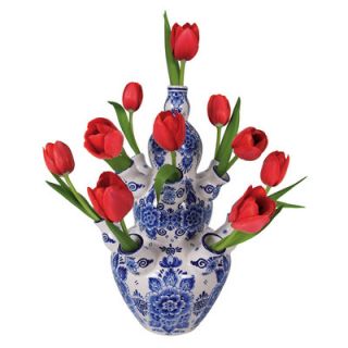 Oots Flat Flowers Delft Tulip Window Sticker FFO Color Red