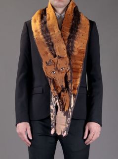 Cléo Ferin Mercury Padded Fox Scarf