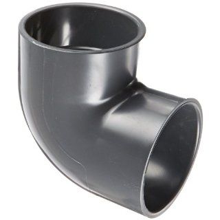 Spears 806 Series PVC Pipe Fitting, 90 Degree Elbow, Schedule 80, 6" Socket Industrial Pipe Fittings