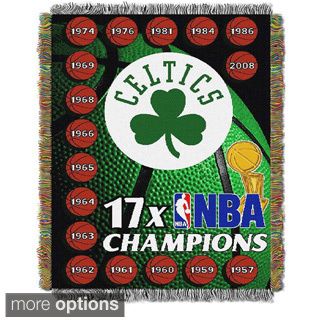 Nba Boston Celtics Woven Tapestry Throw